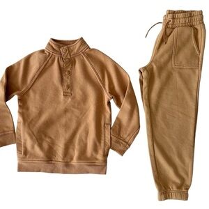 Cat&Jack Boy’s Fleexe Pullover Sweatshirt & Jogger Pants Set sz. 6-7 yrs
